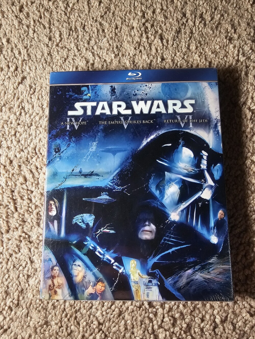 Star Wars: The Original Trilogy Episodes IV-VI (Blu-ray Disc, 2011, 3-Disc Set)